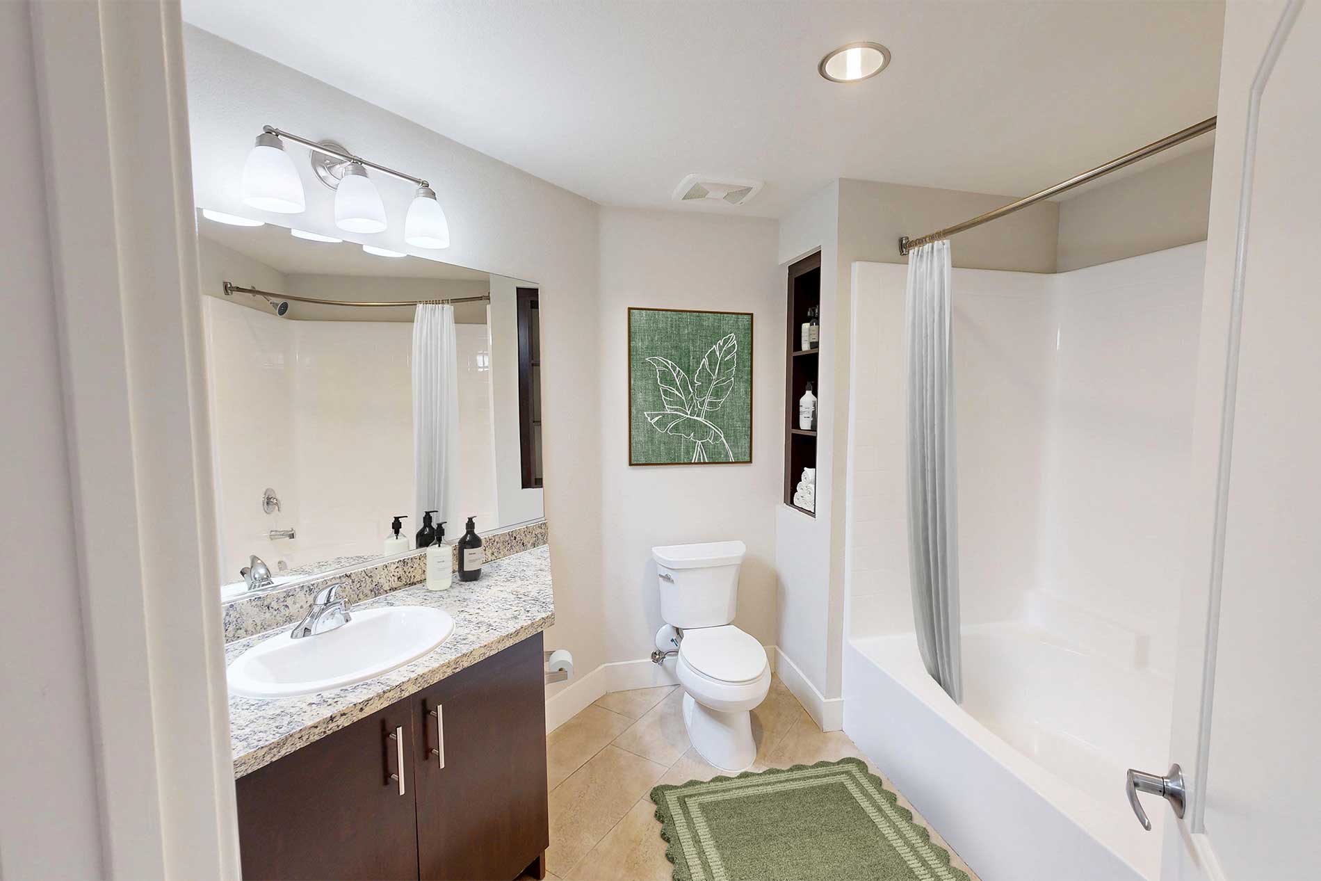 Los Alisos apartment bathroom