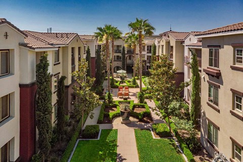Los Alisos Building Exterior Drone Shot