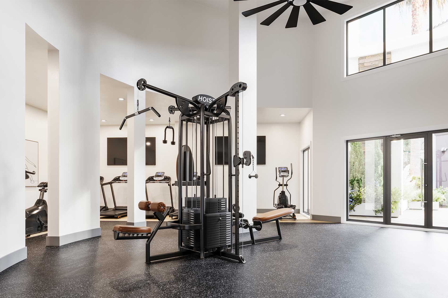 Los Alisos community fitness rendering