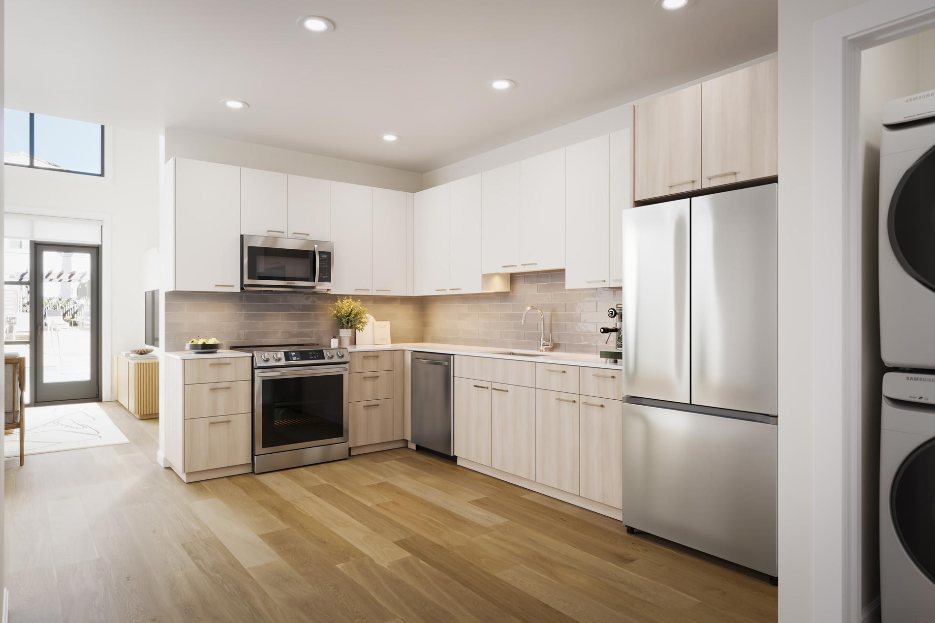 Los Alisos at Mission Viejo Staged kitchen