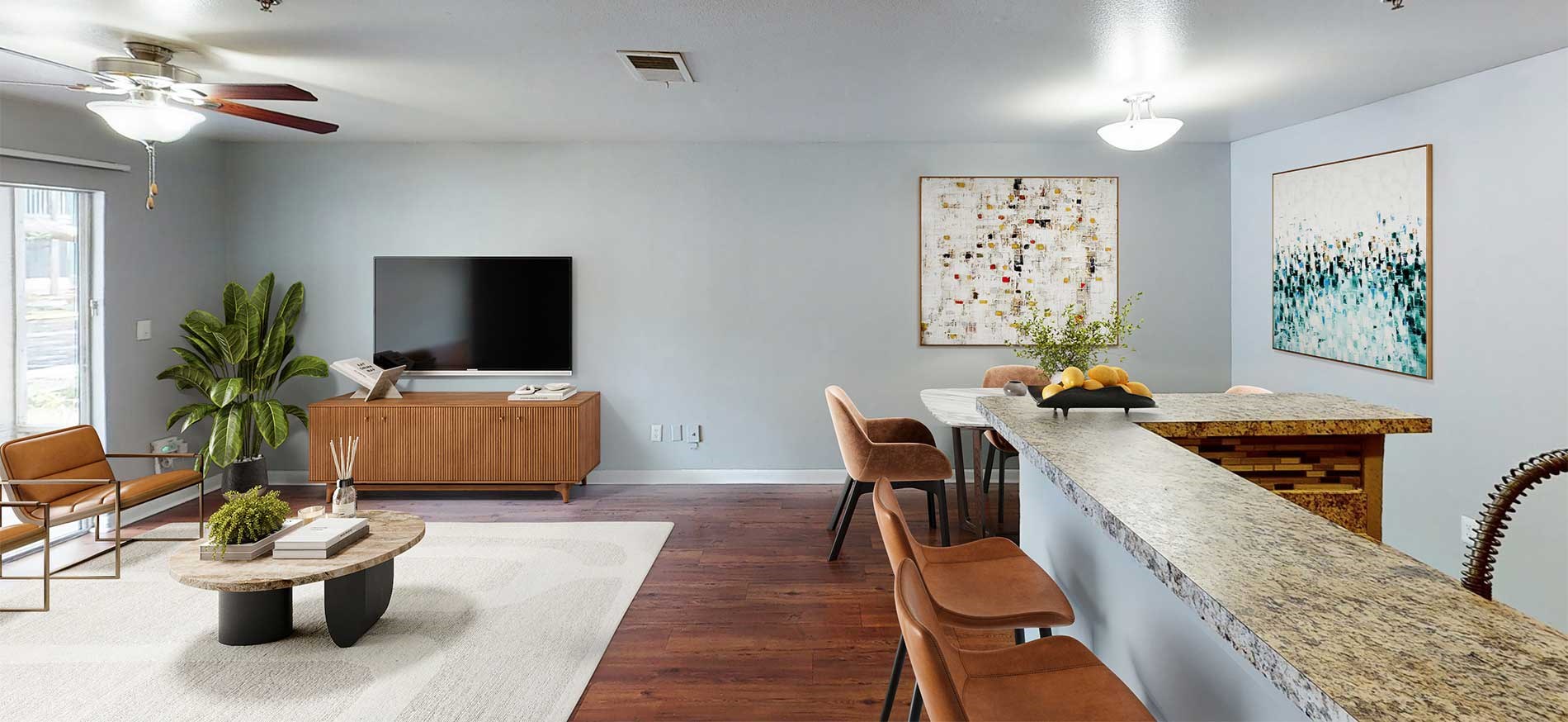 Los Altos apartment living room