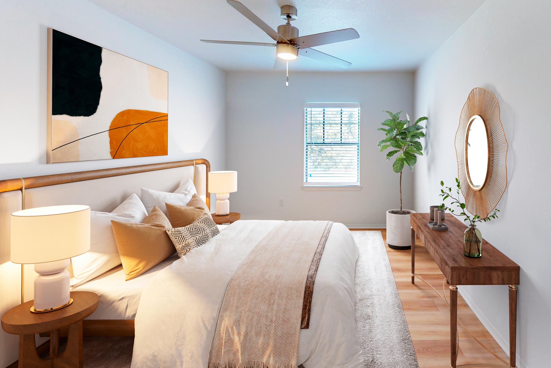 MacAlpine place staged bedroom