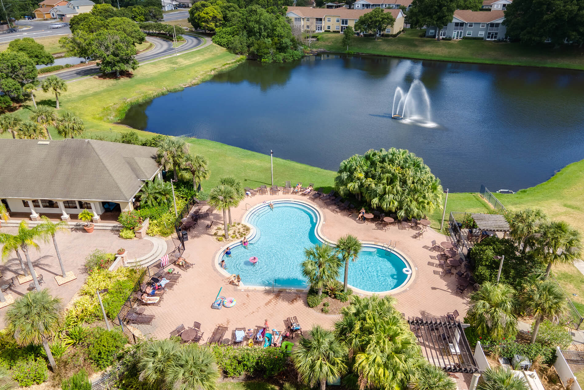 MacAlpine Place Pool Drone