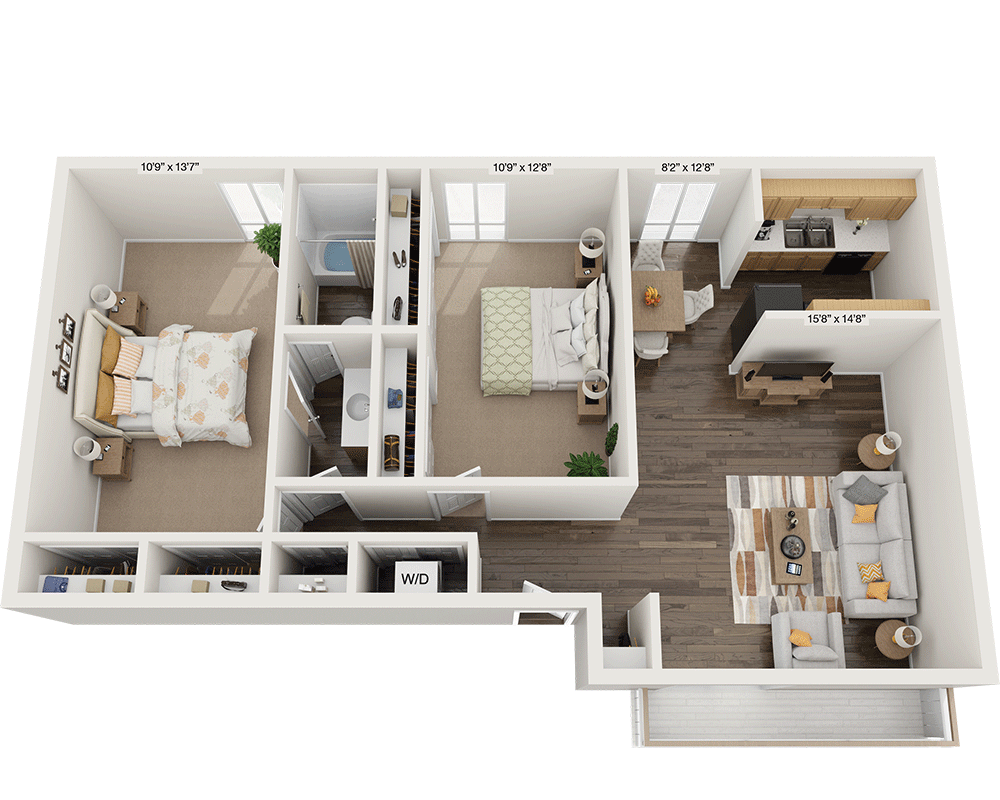 Two Bedroom Del Sol