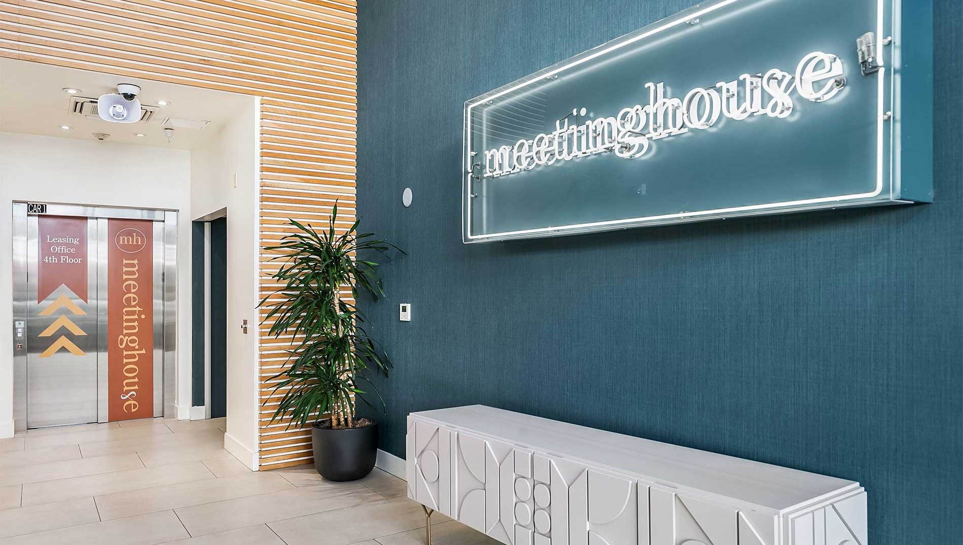 Meetinghouse lobby