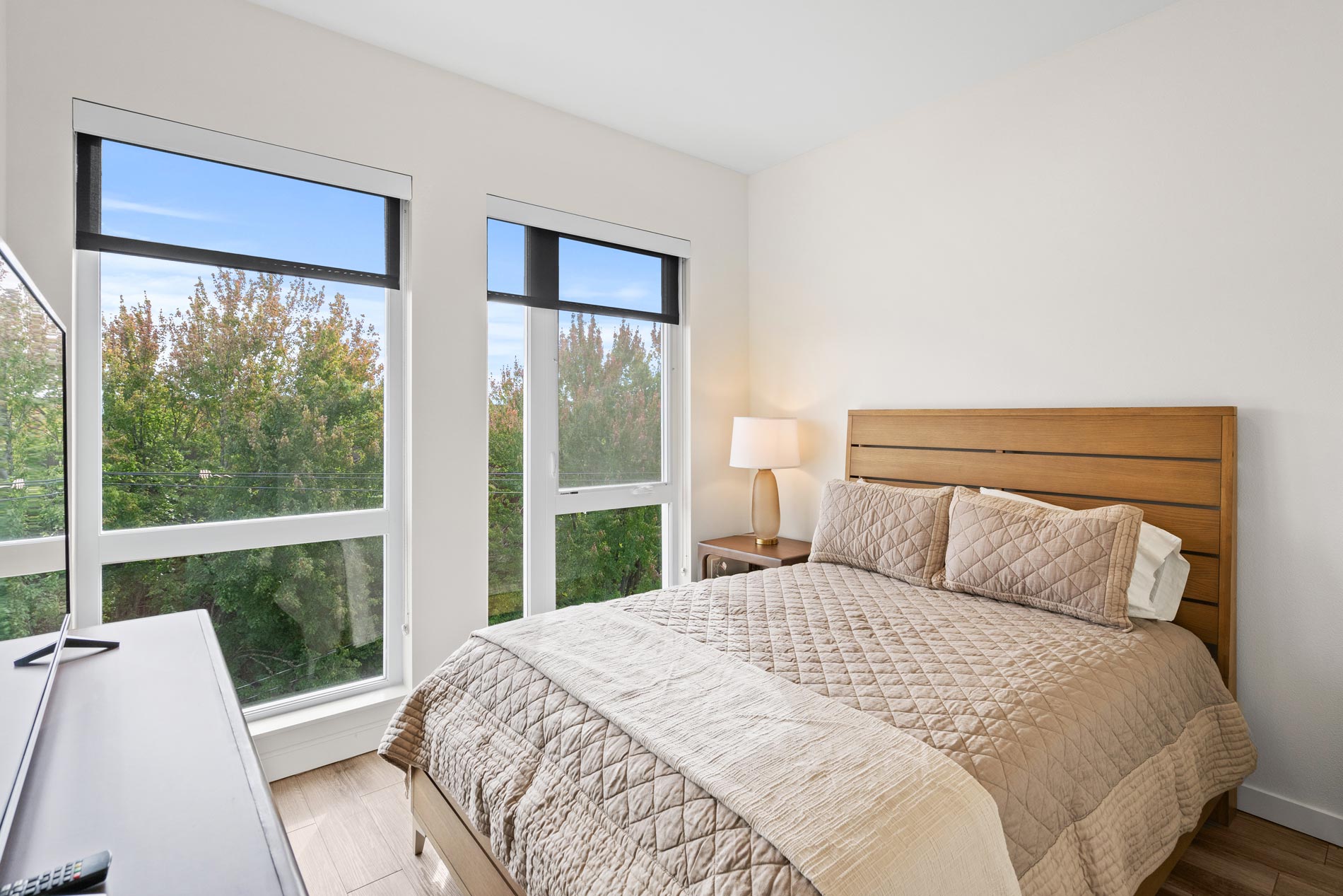 Meetinghouse staged bedroom