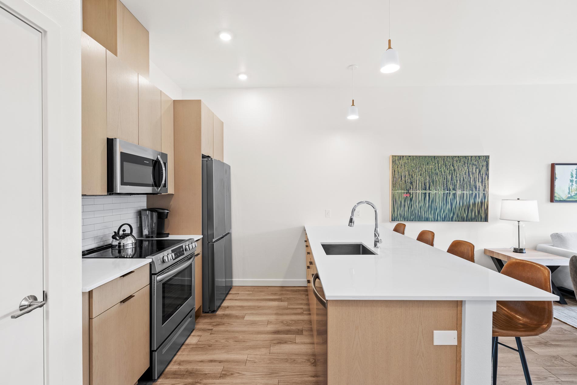 Meetinghouse staged kitchen
