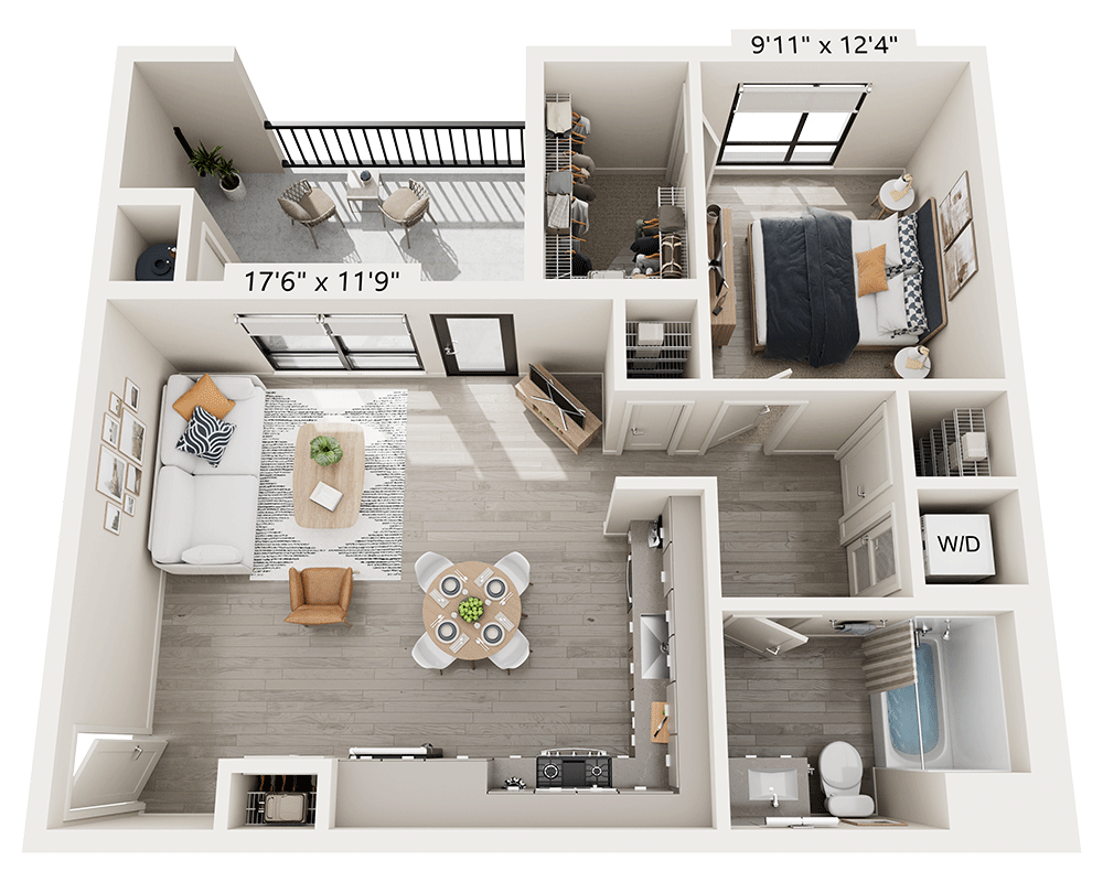 One Bedroom A1D