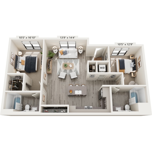 One Bedroom A2