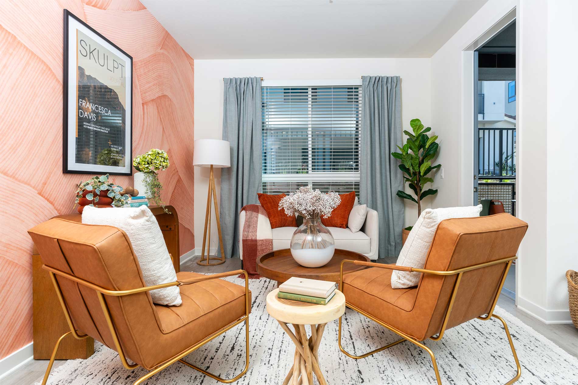 North Grove apartment living room