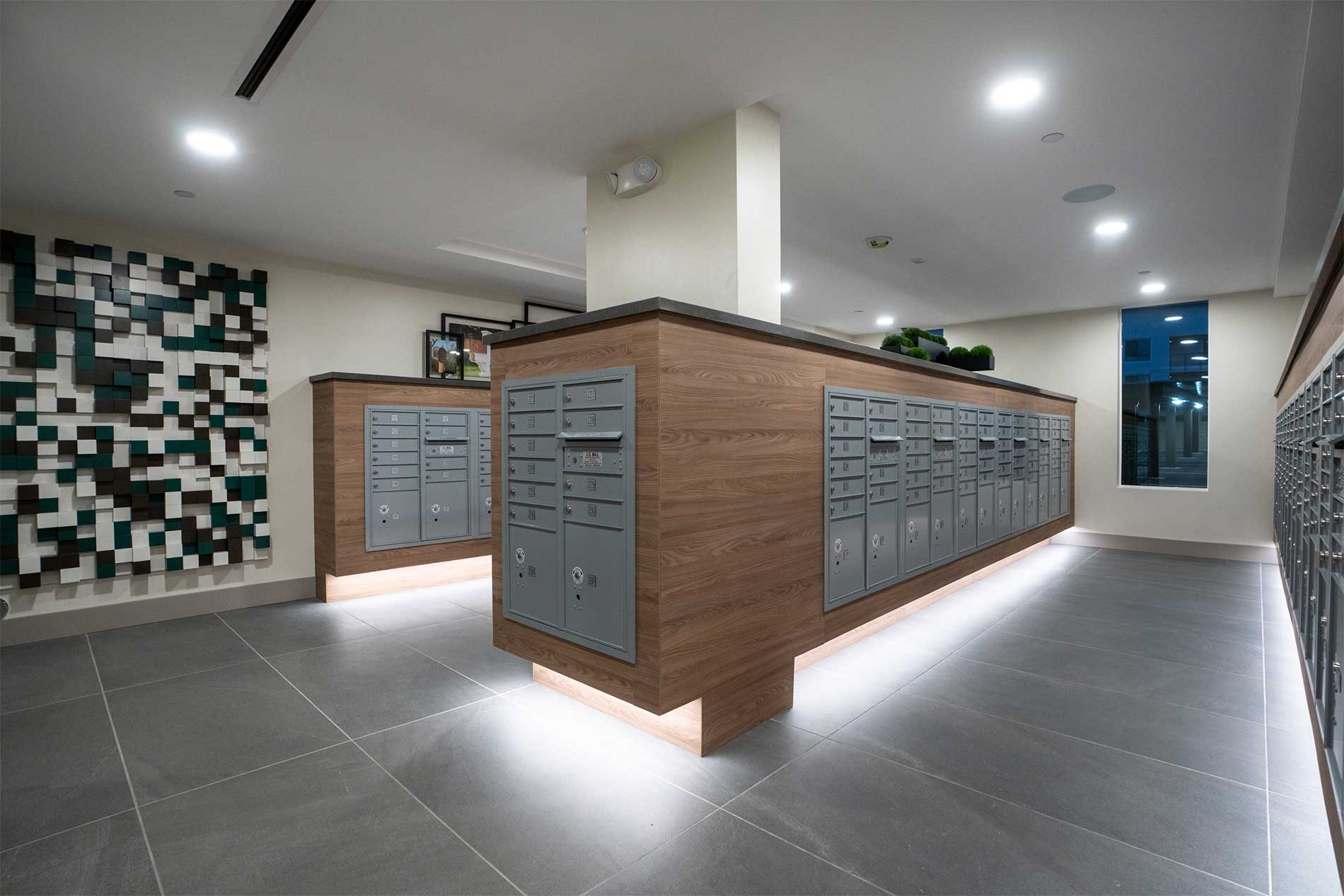 North Grove package lockers