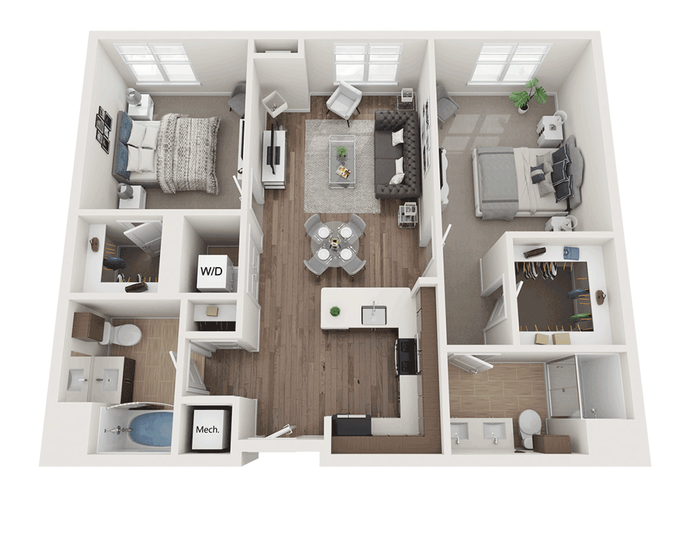 Two Bedroom B2A