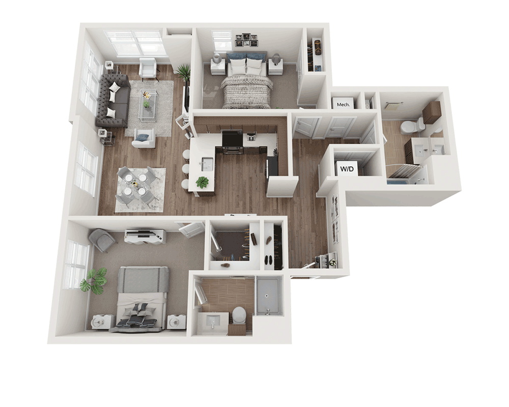 Two Bedroom B2E