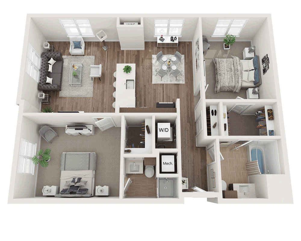 Two Bedroom B2G