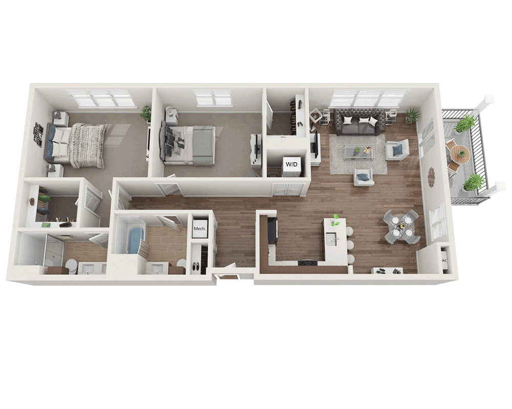 Two Bedroom B2L