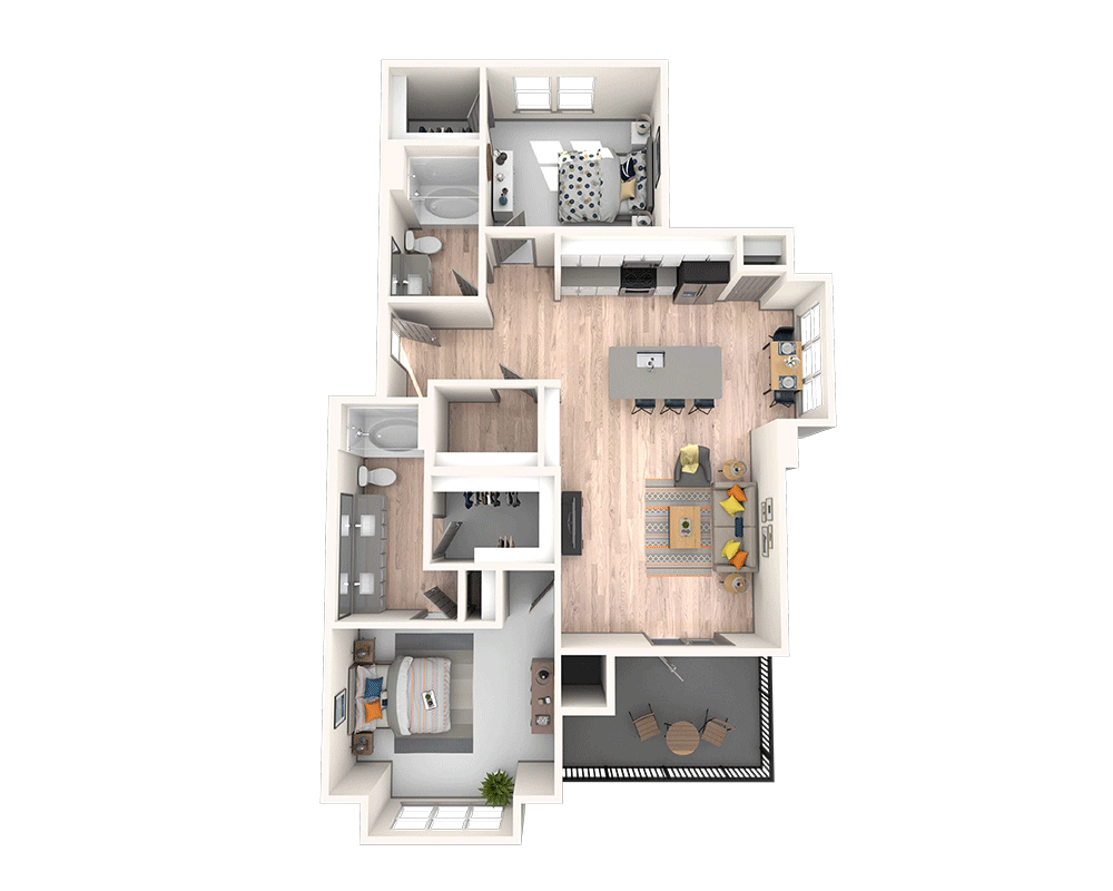 Two Bedroom B2E