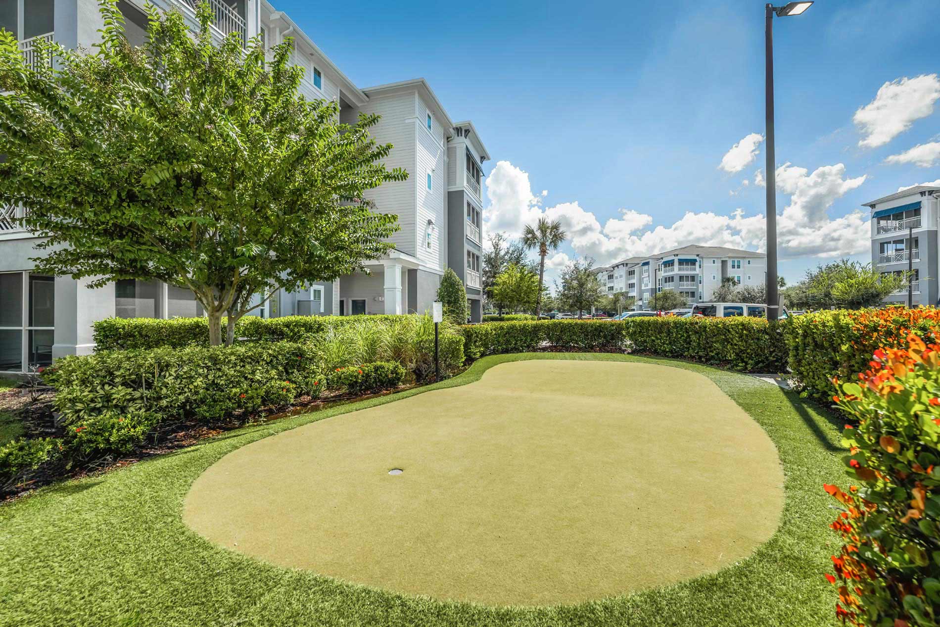 Peridot Palms putting green