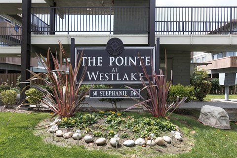 Pointe at Westlake apartment building sign