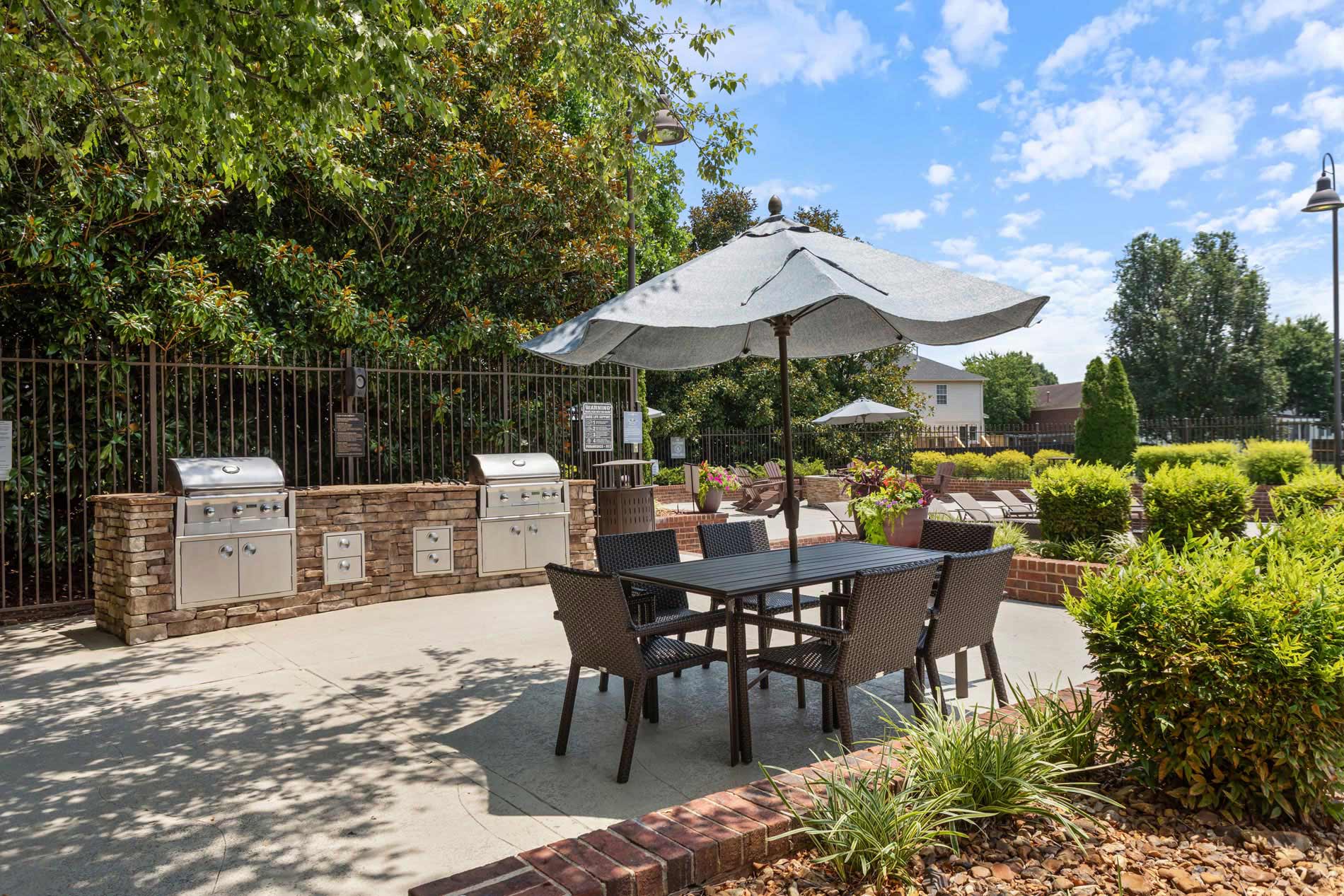 Polo Park grilling area