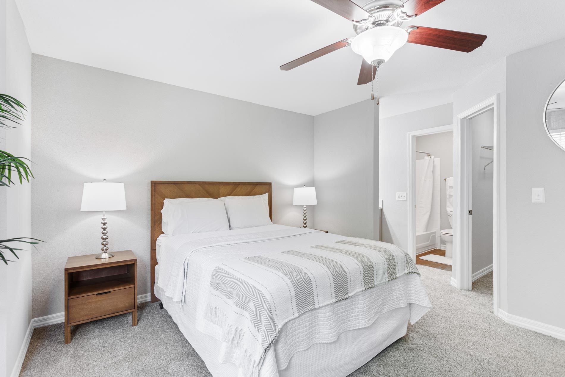 Polo Park staged bedroom