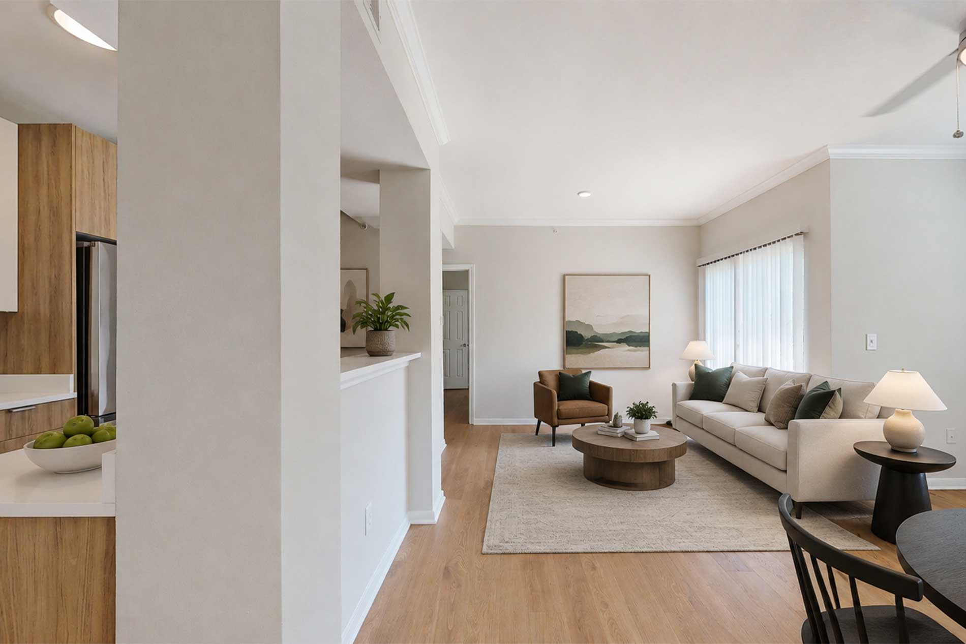 Preserve at Brentwood apartment living room