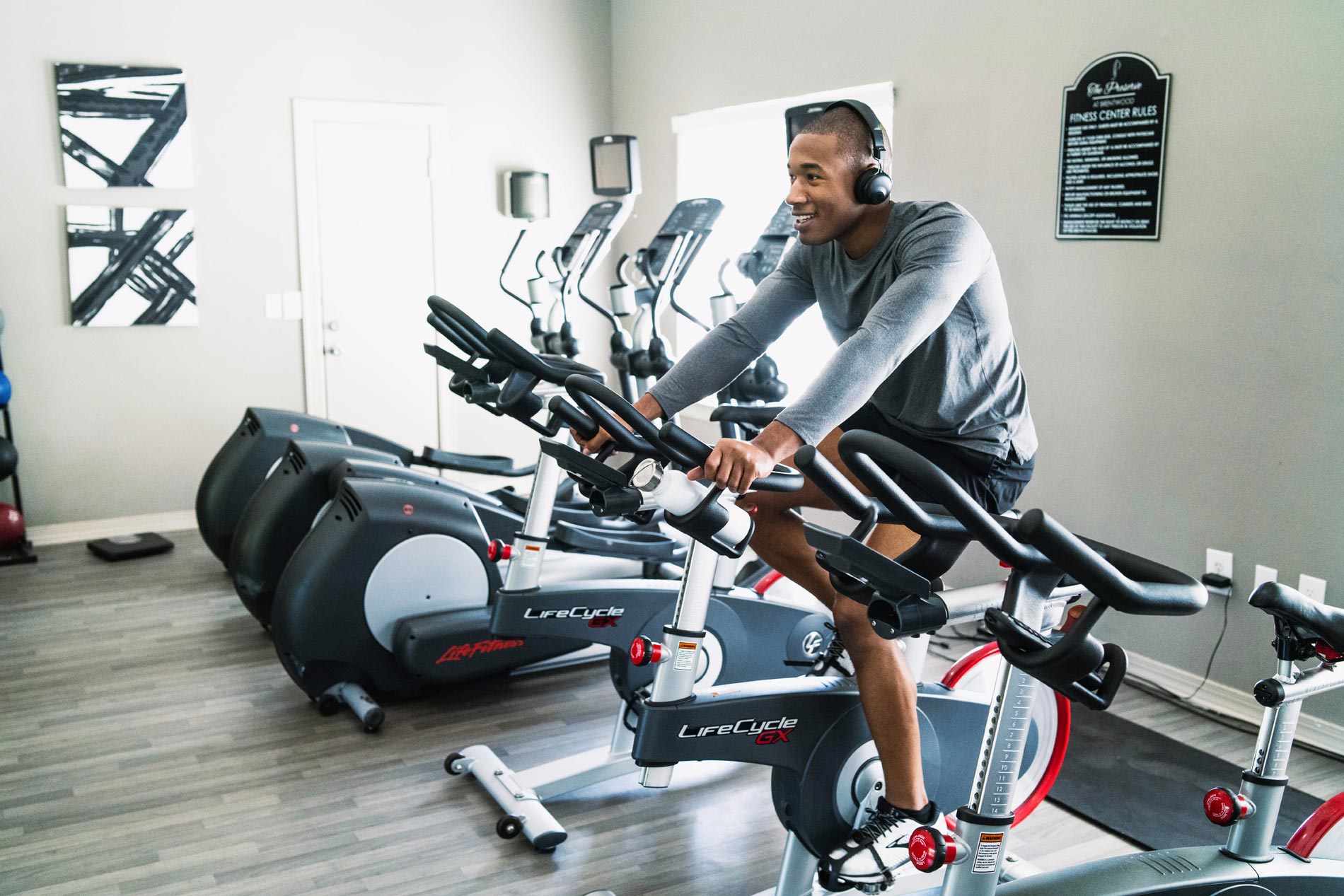 Preserve at Brentwood man in fitness center