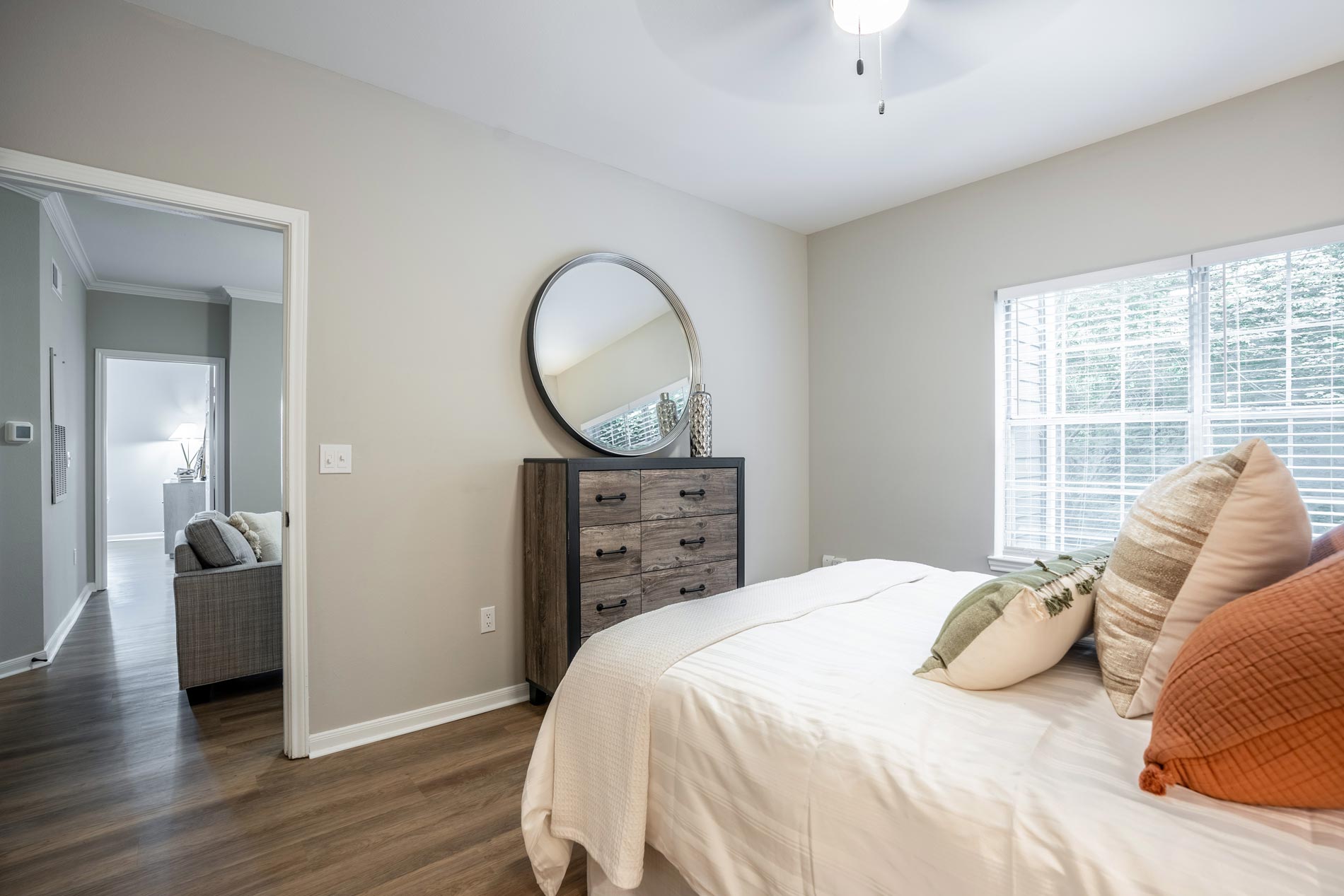 Preserve at Brentwood staged bedroom