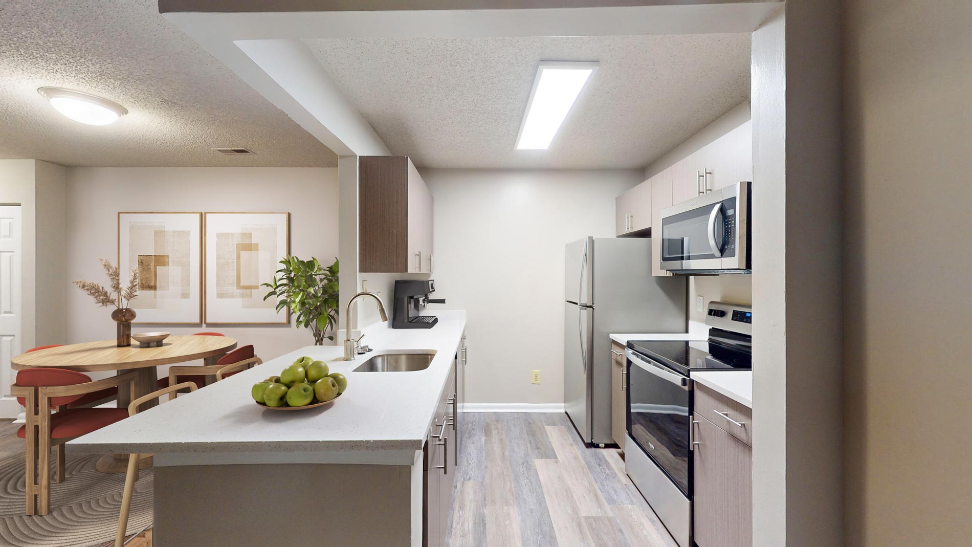 Ridgewood staged kitchen