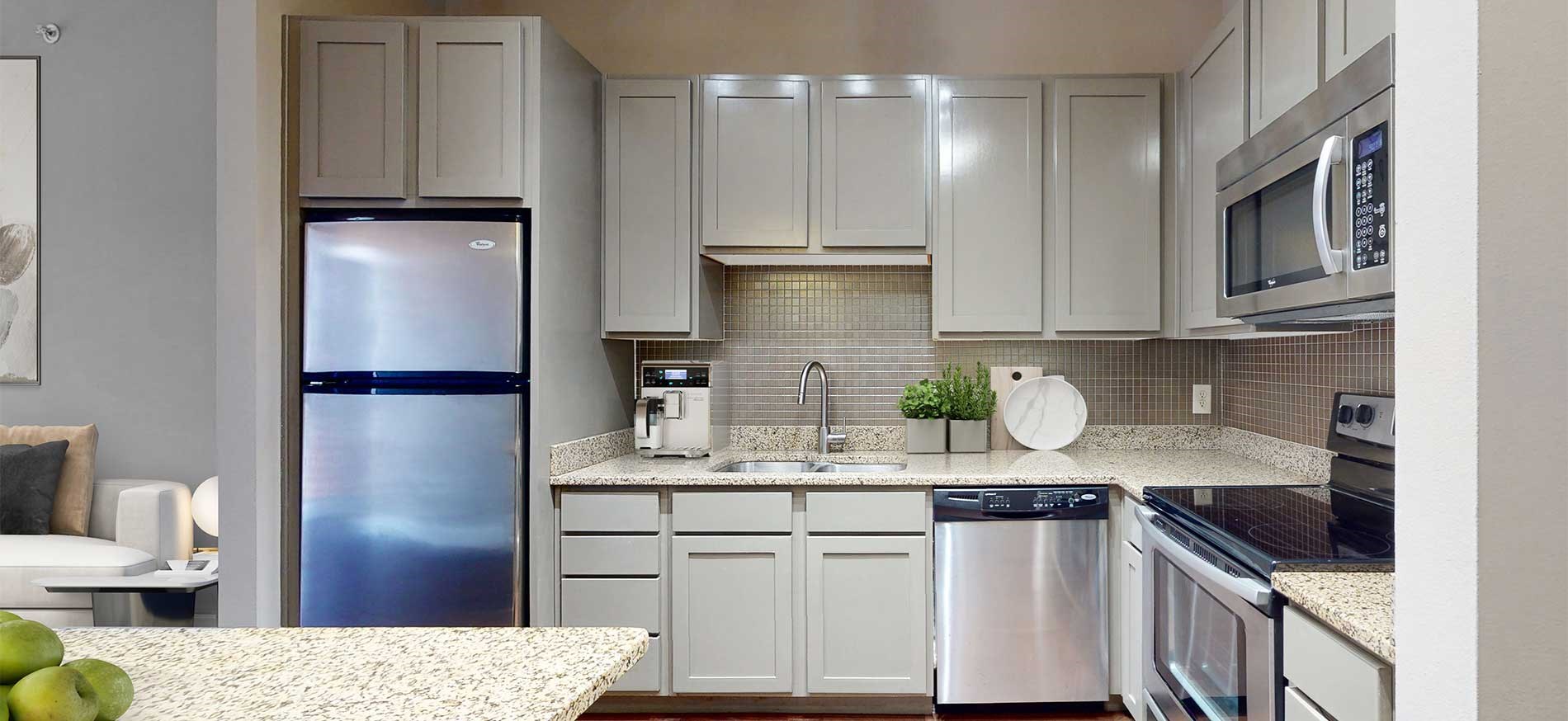 Savoye apartment kitchen