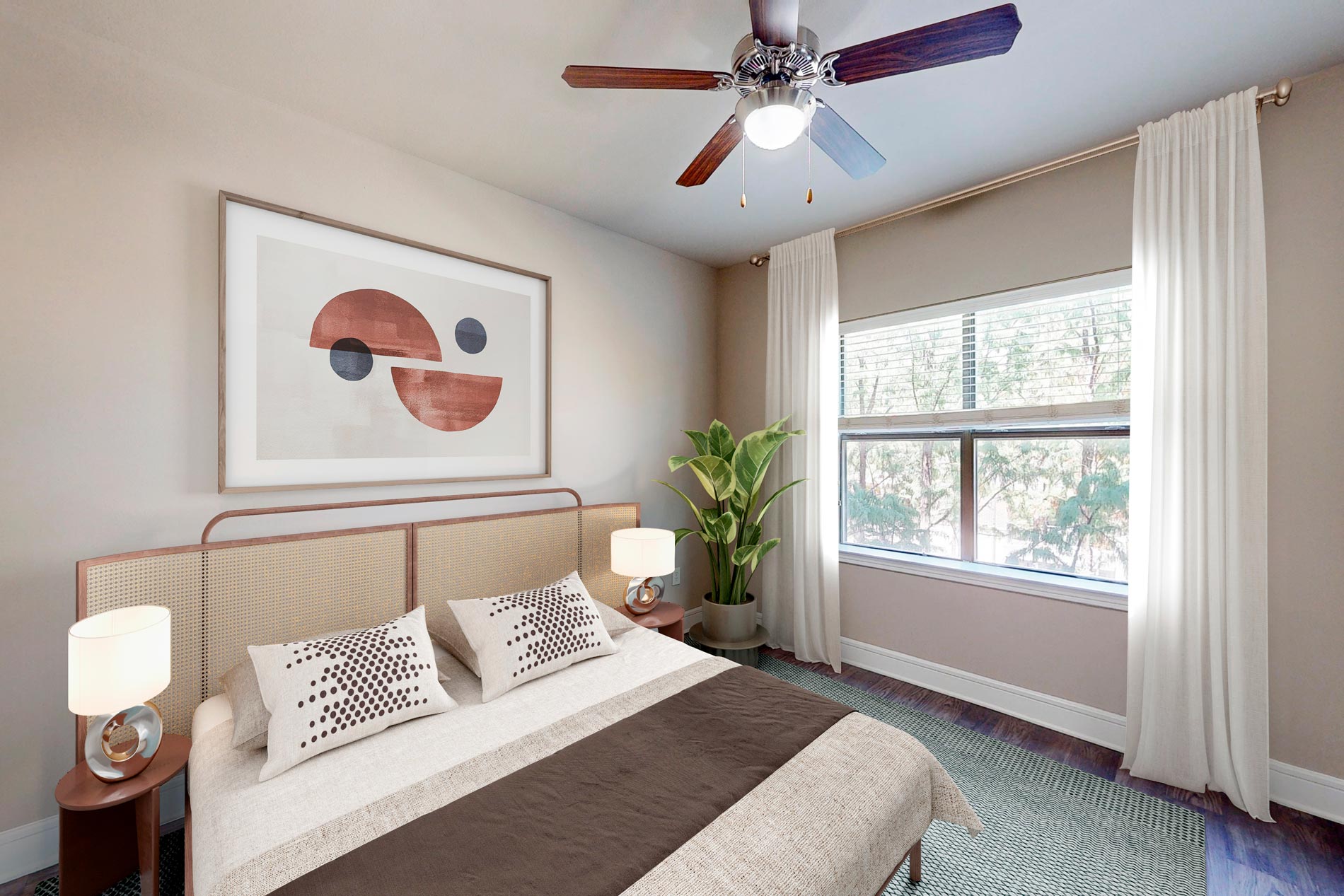 Savoye staged bedroom