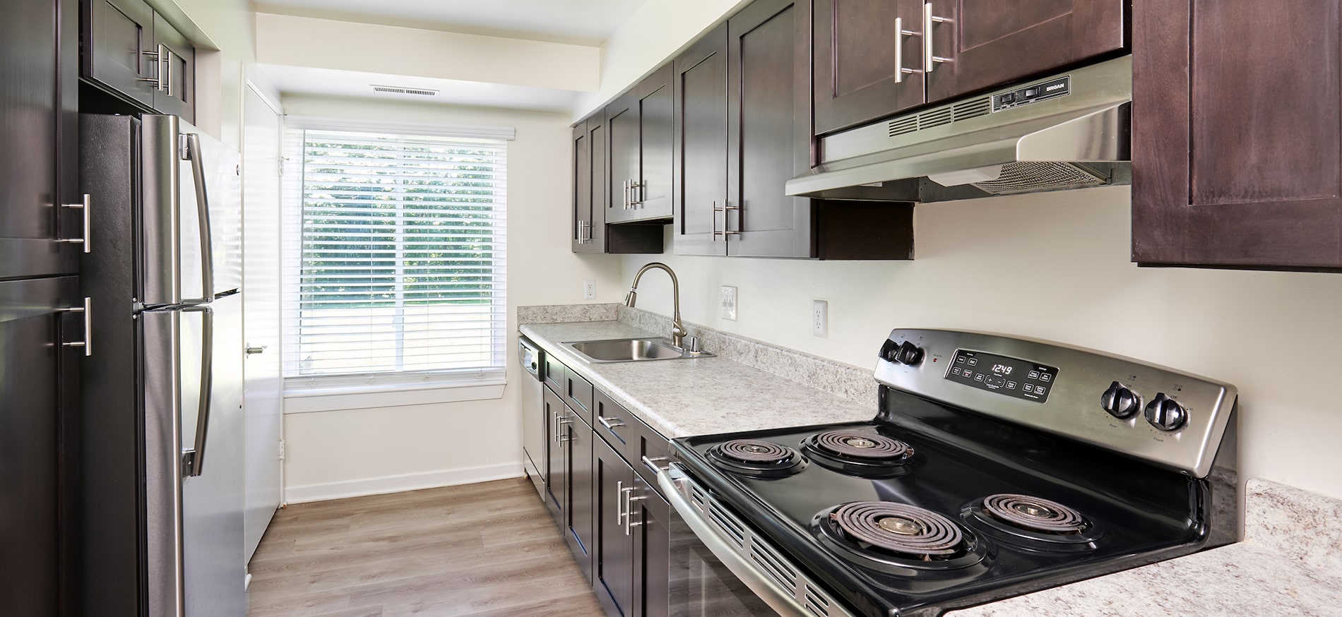 Seneca Place apartment kitchen