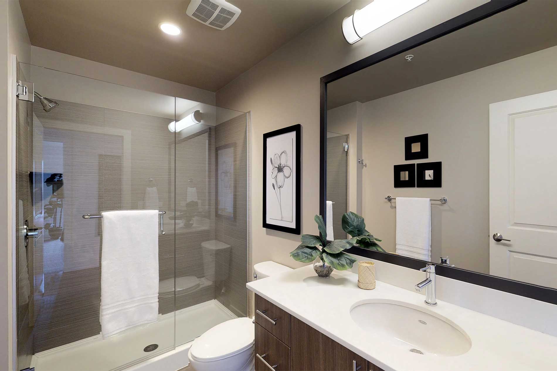 Steele Creek apartment bathroom