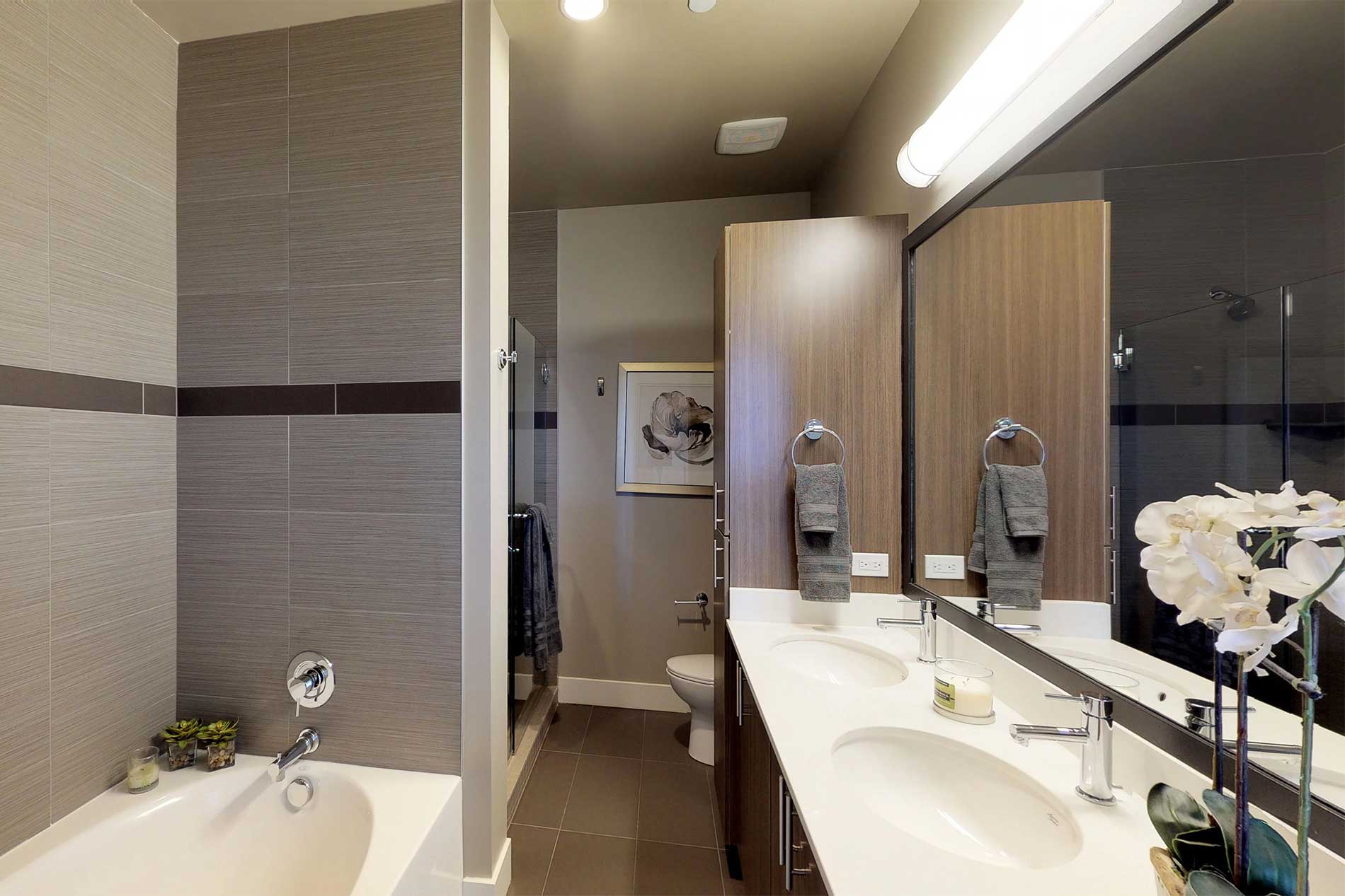 Steele Creek apartment bathroom