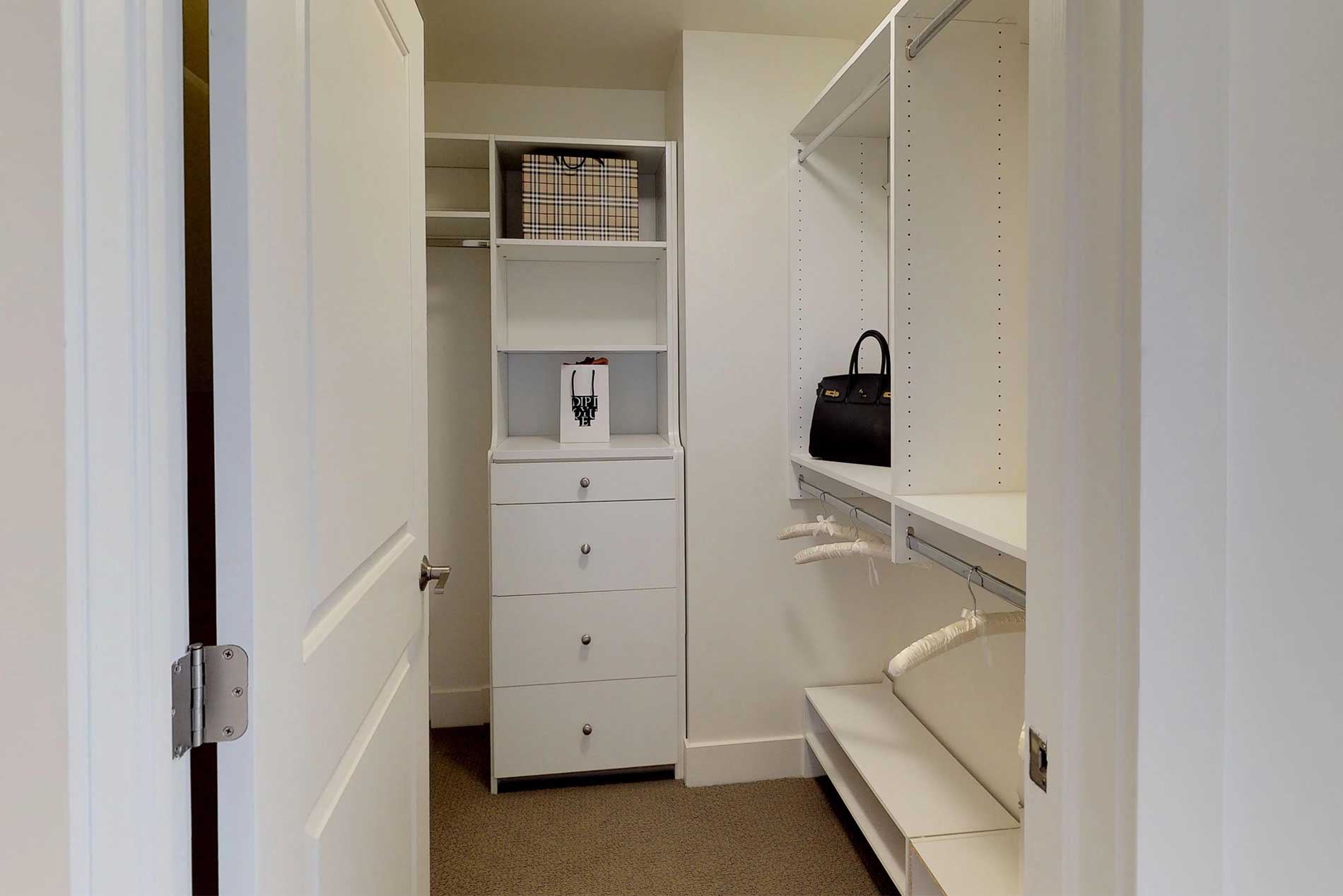 Steele Creek apartment closet