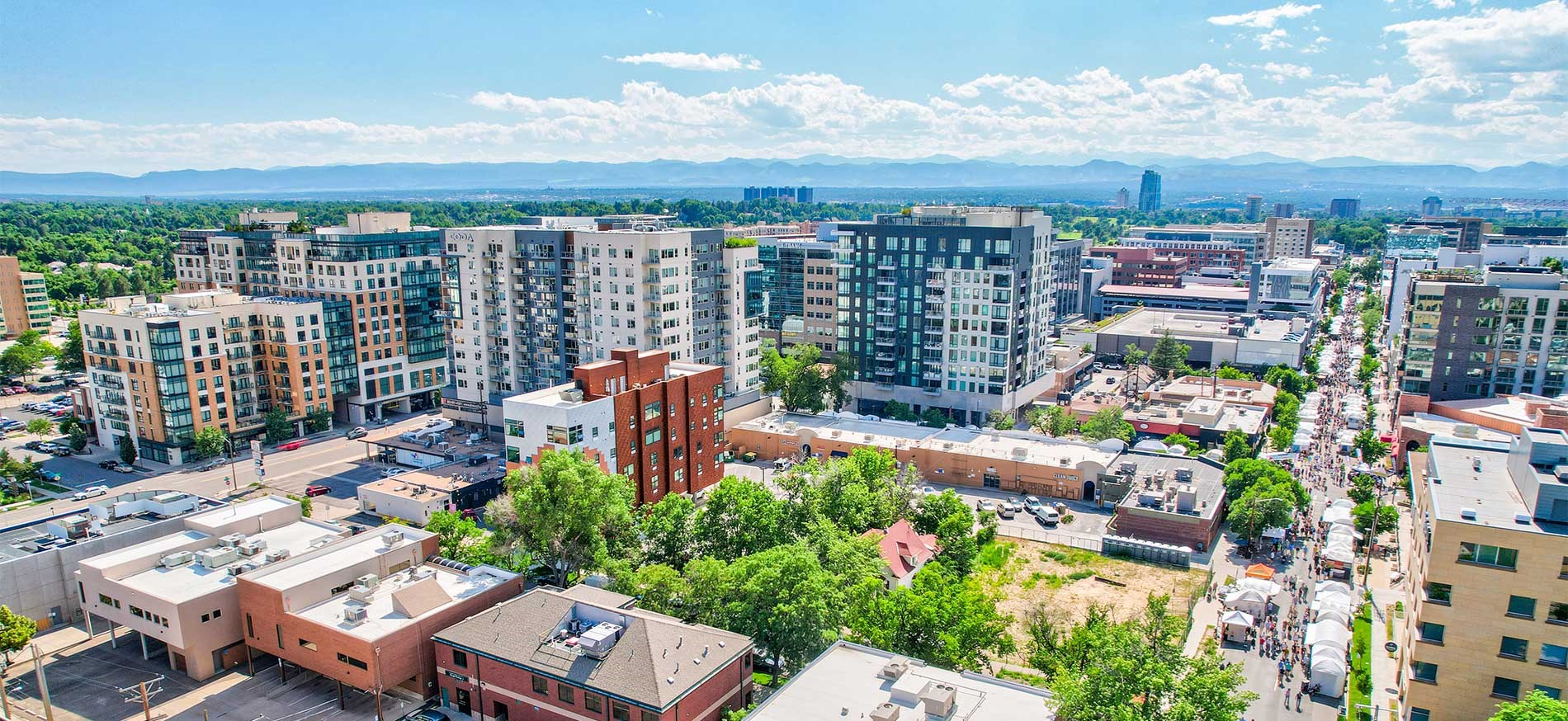 Steele Creek neighborhood aerial