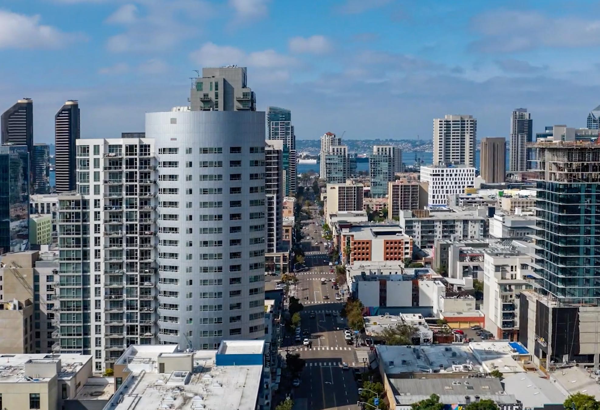 Strata drone exterior building