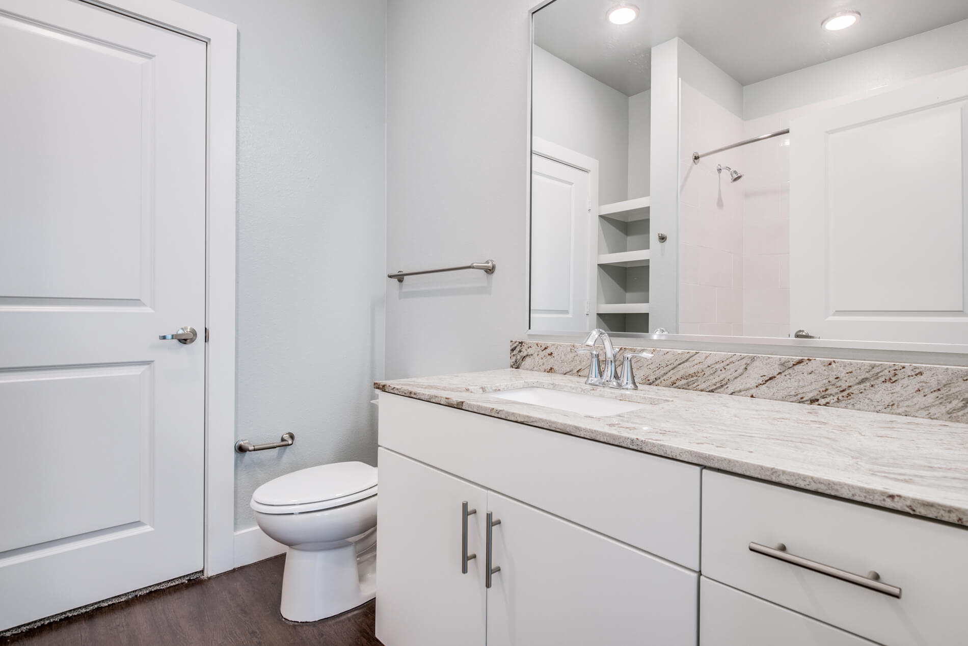 White finish bathroom