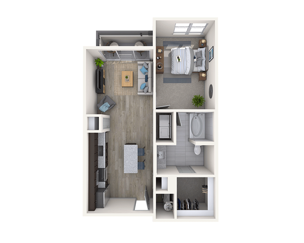 One Bedroom A1E