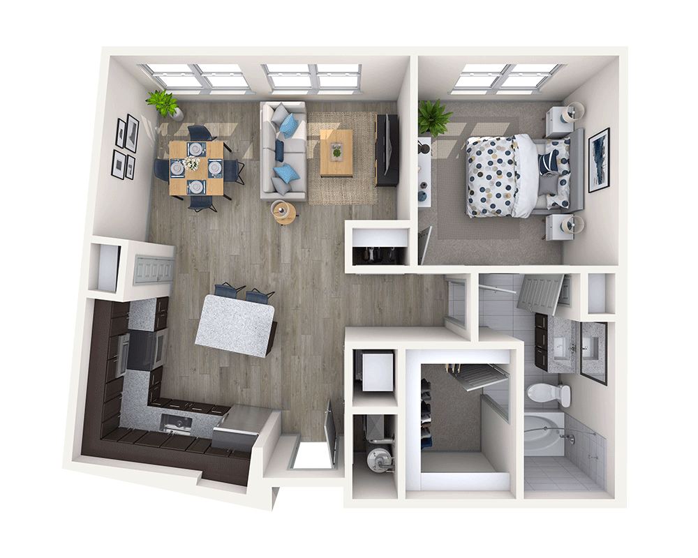 One Bedroom A1I