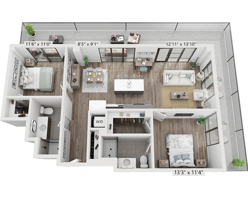 Two Bedroom B2O