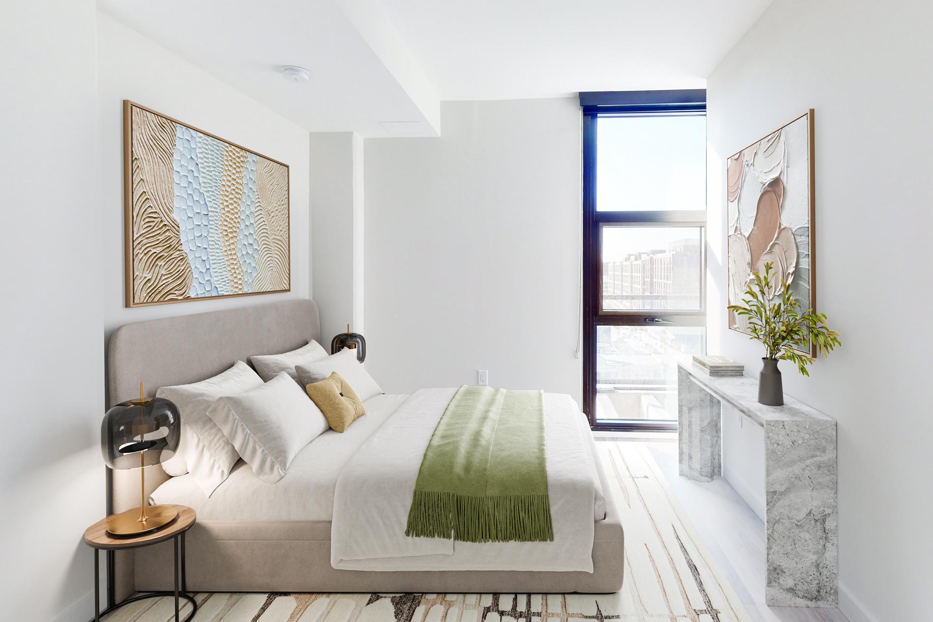 The MO staged bedroom