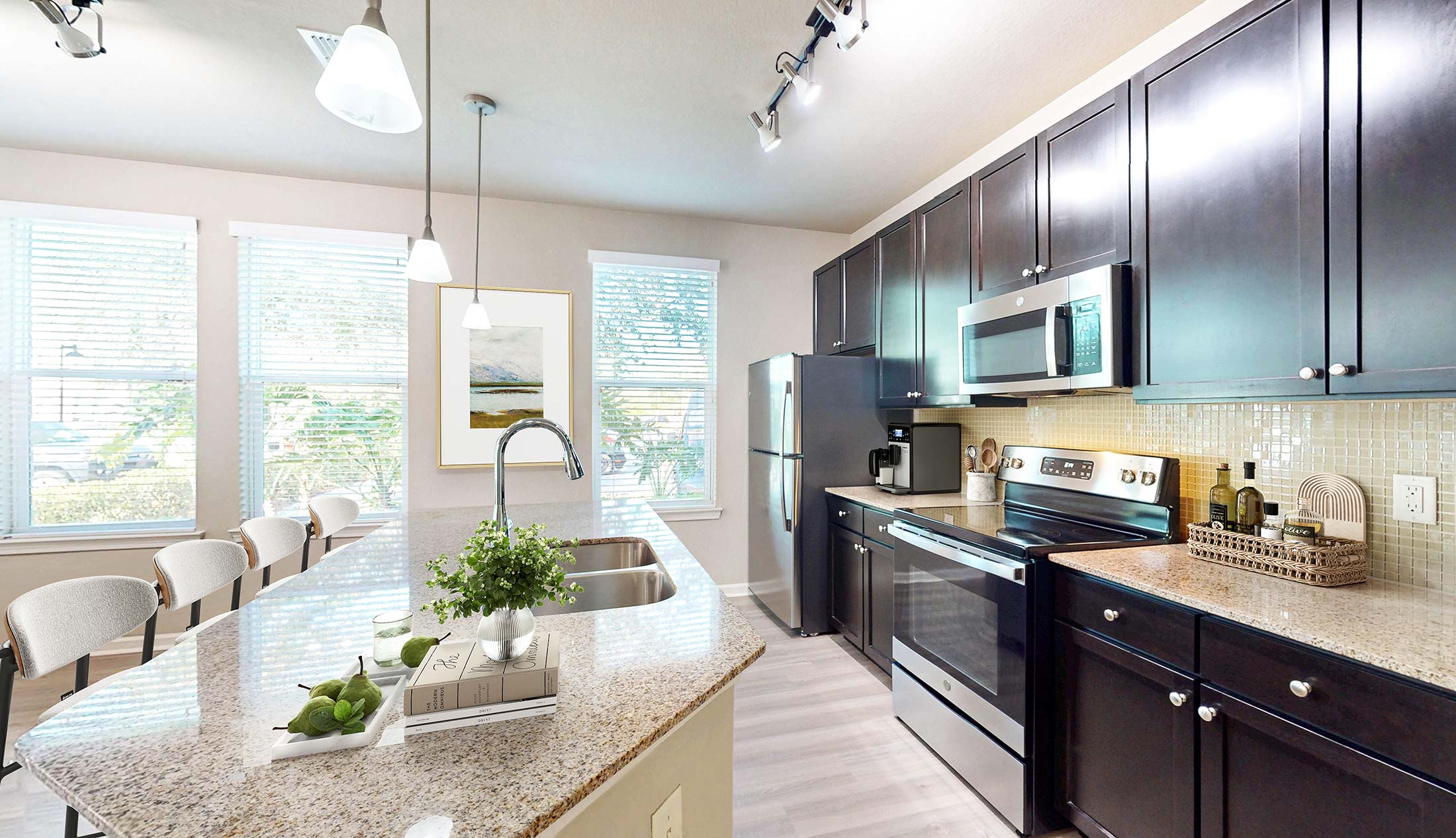 Preserve At Gateway staged kitchen