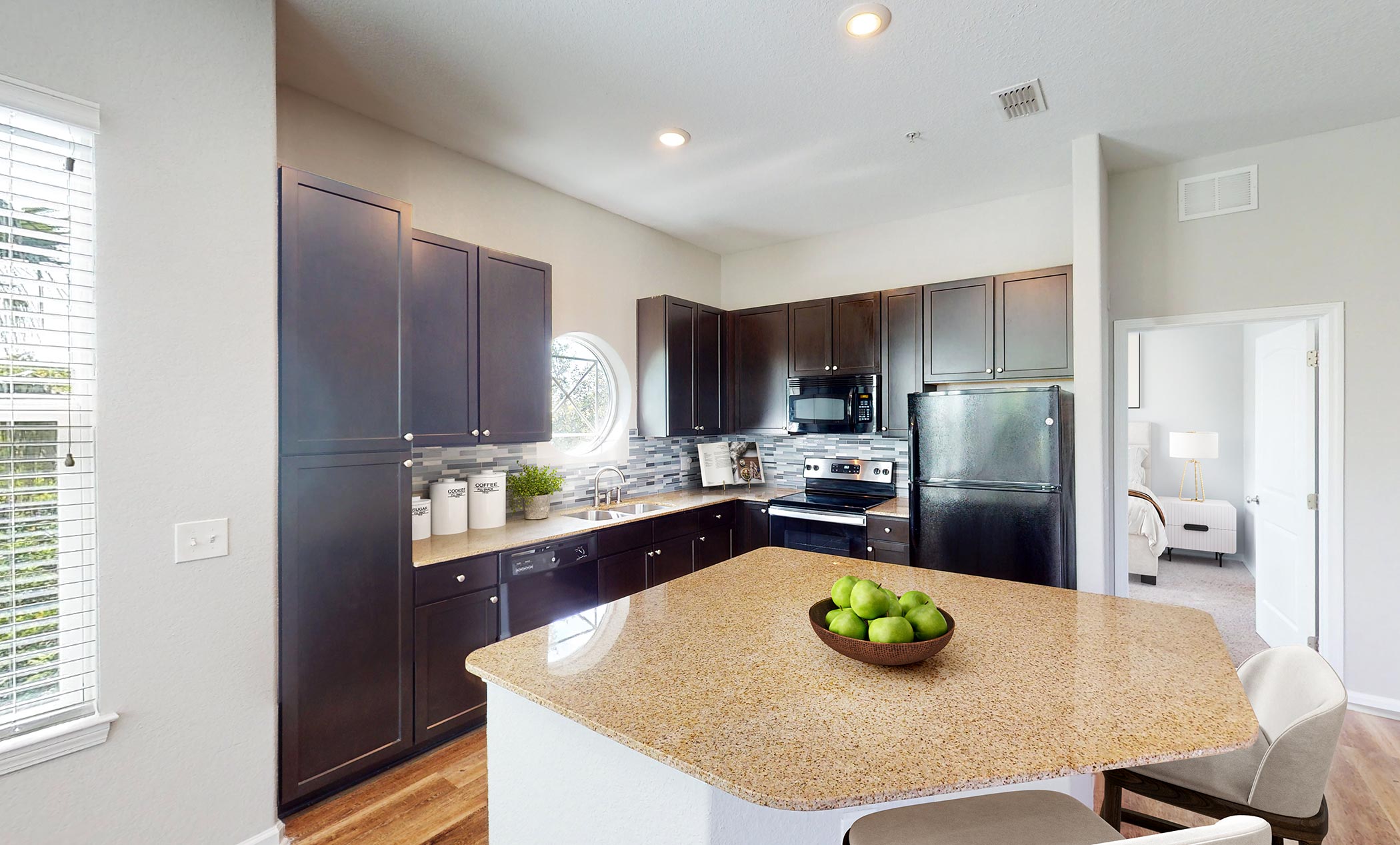 Preserve At Gateway staged kitchen