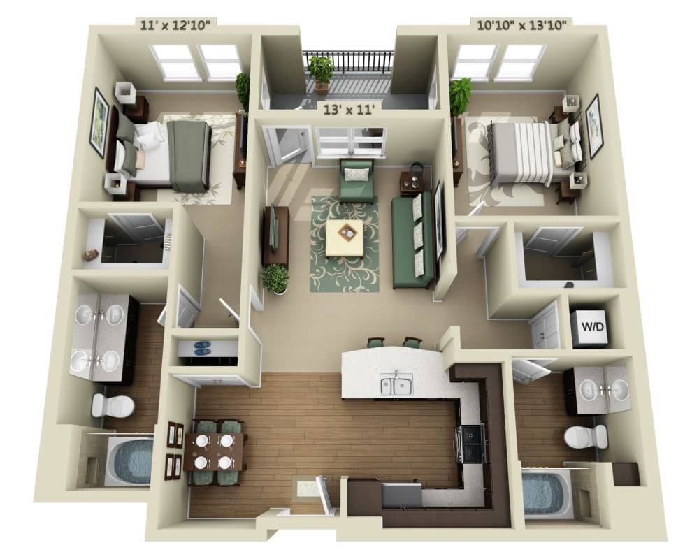 Two Bedroom B2C