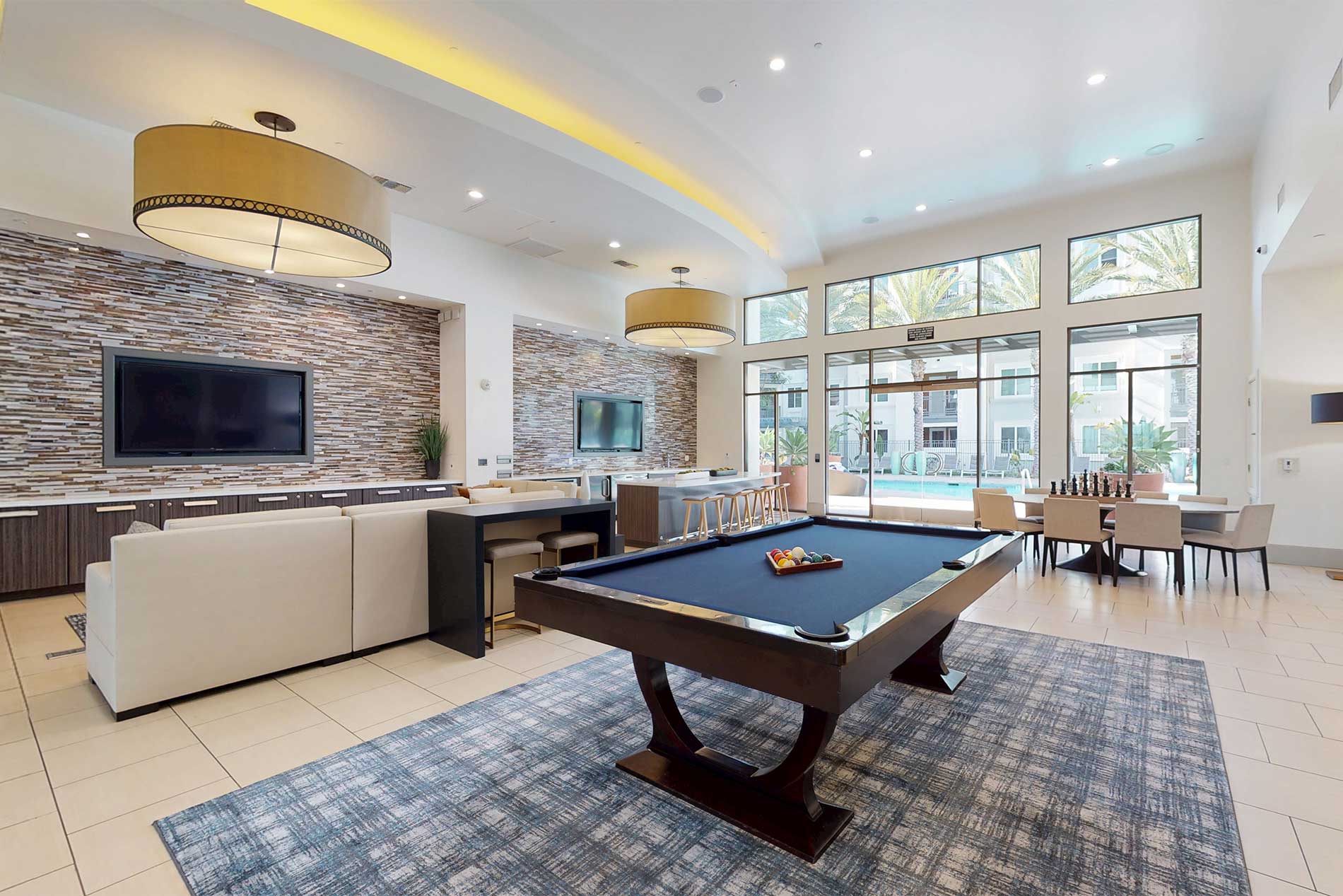 Residences at Bella Terra community clubhouse