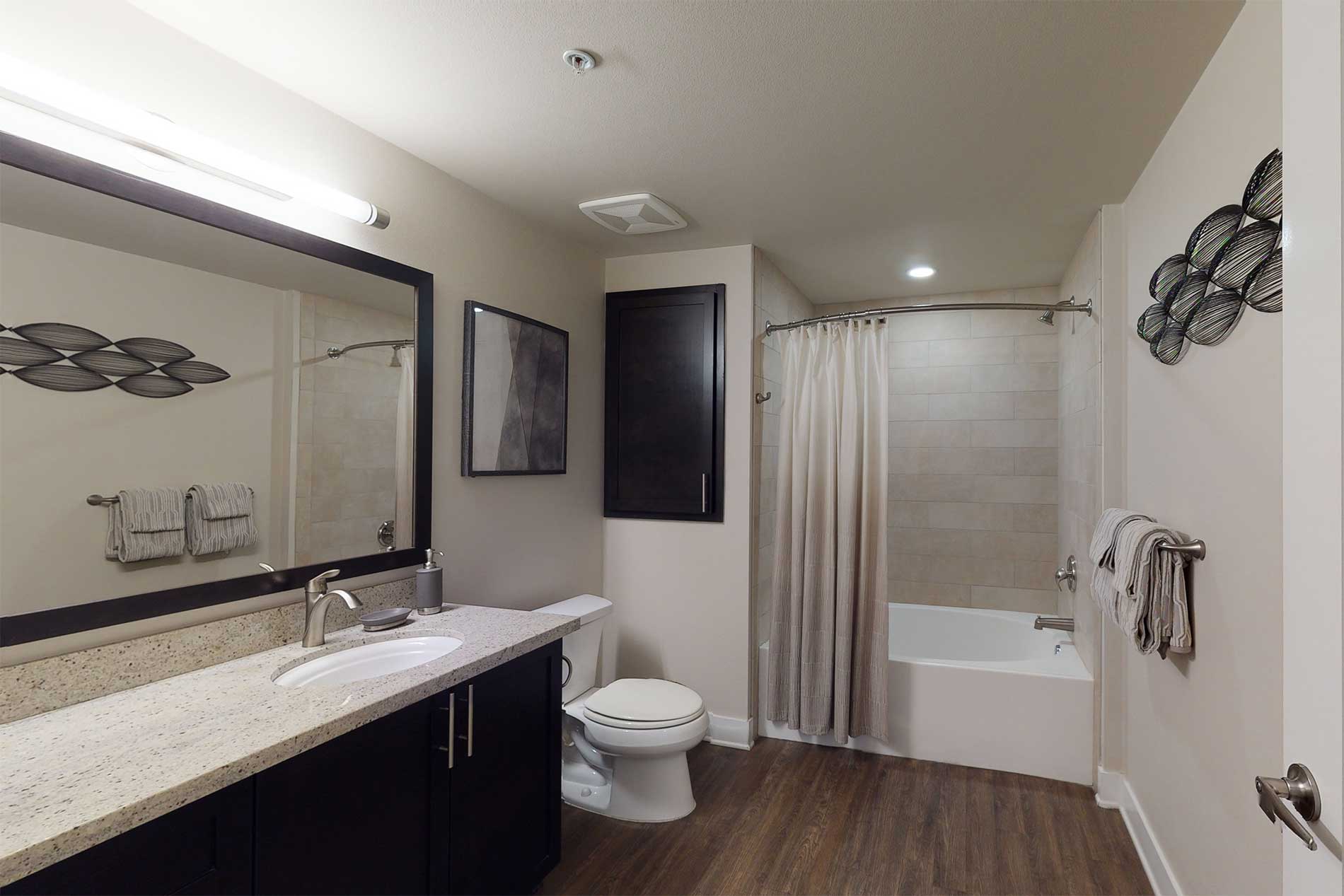 The Residences at Bella Terra apartment bathroom