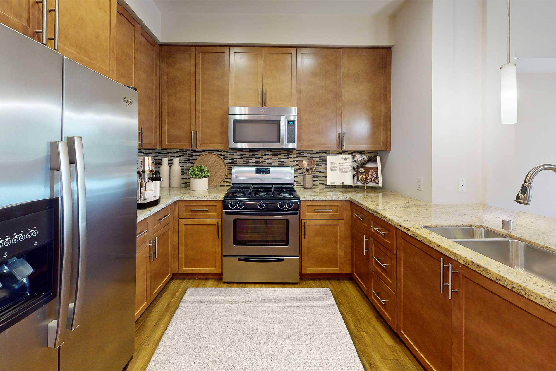 The Residences at Bella Terra apartment kitchen