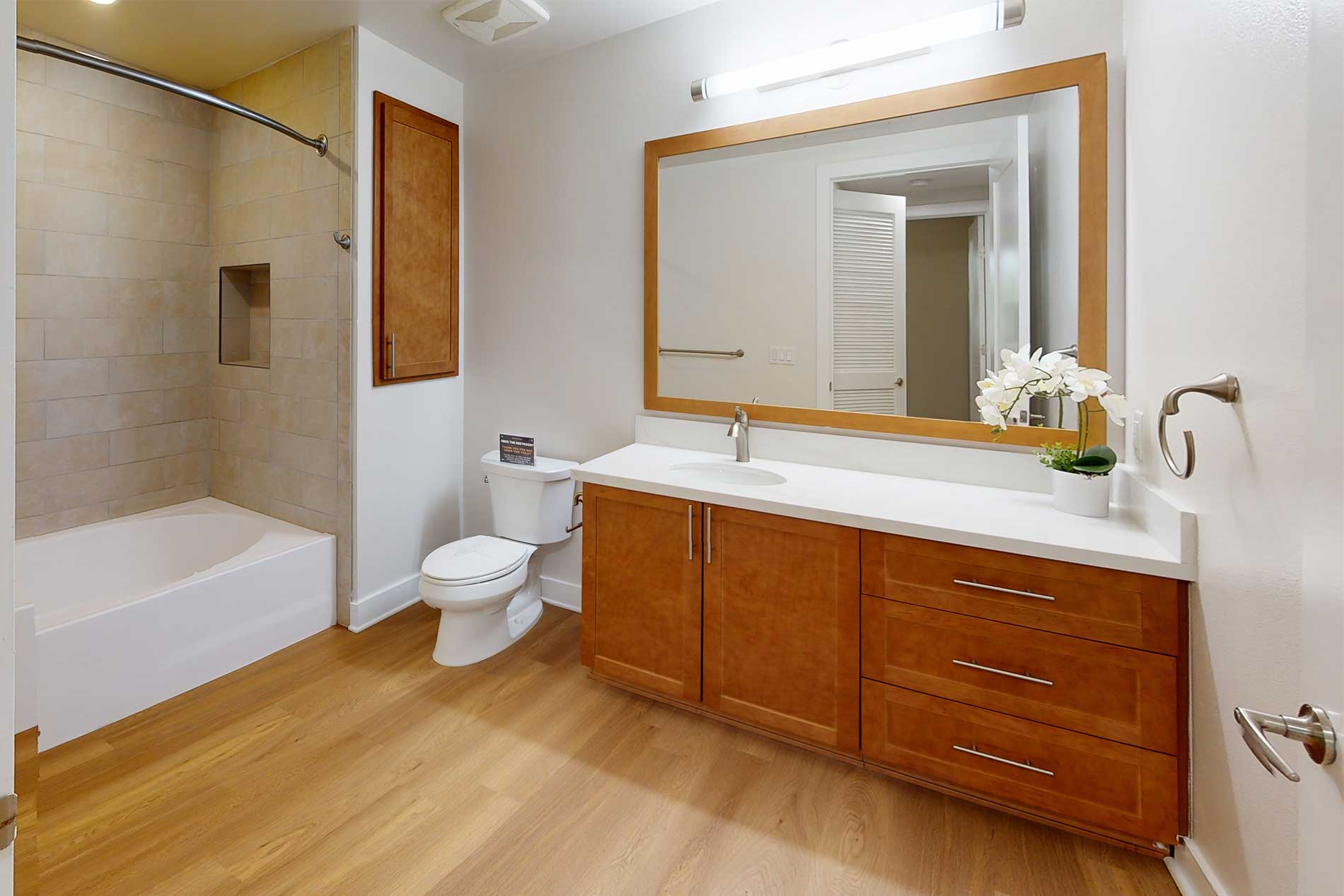 The Residences at Bella Terra apartment bathroom