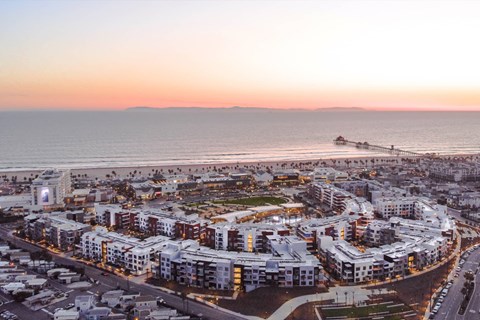 The Residences at Pacific City Apartments Drone Image