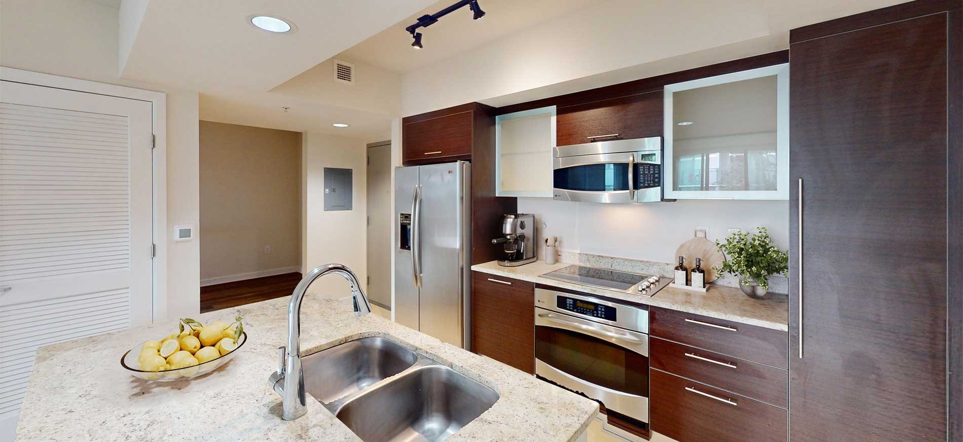 The Slade apartment kitchen